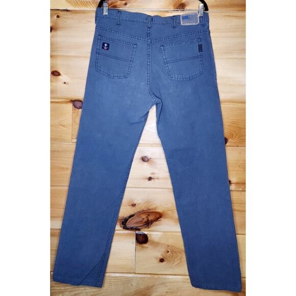 Tyndale Versa Mens FR Arc-Rated Jeans Size 34 Grey USA Made - Picture 11 of 12